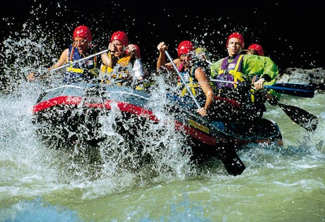 wildwater raften camping woferlgut