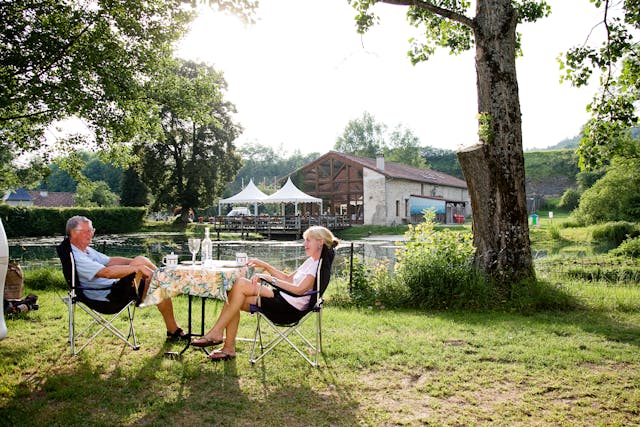 Terras Camping la Forge de Ste Marie