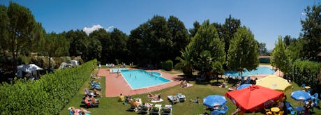 Overzicht Zwembad Camping I Pini Family Park