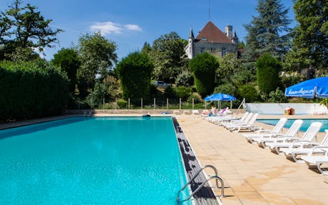 Zwembad camping Chateau le Verdoyer