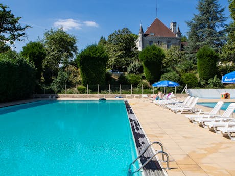 Zwembad camping Chateau le Verdoyer