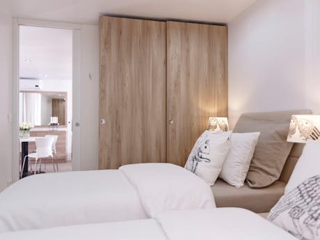Voorbeeld stacaravan Mango Premium slaapkamer