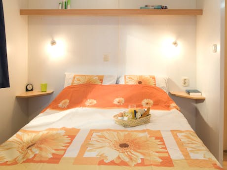 Voorbeeld interieur slaapkamer Stacaravan Lim