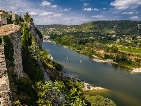Aigues Ardeche canyon kloof