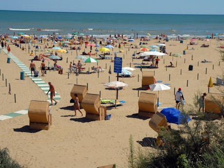 Strand bij camping Sabbiadoro