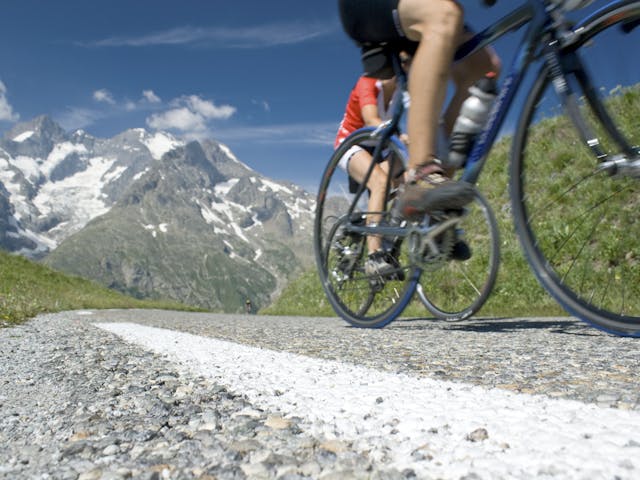 wielrennen in de Alpen