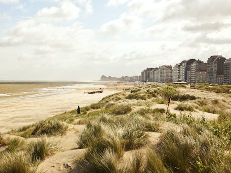 Knokke kustlijn Belgie
