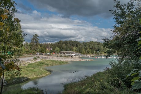 Pont de Poitte bij camping Beauregard