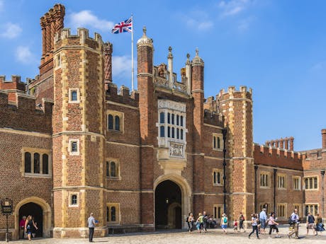 Hampton Court Palace vaar engeland