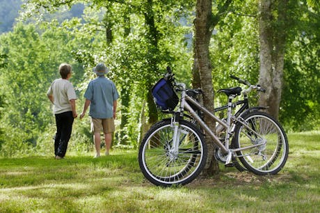 Gorges du Chambon fietstocht in natuur