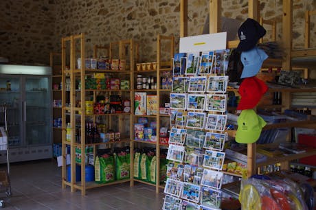 Camping Gorges du Chambon souvenirwinkel