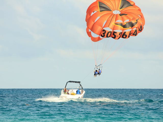 Parasailing in Istrië