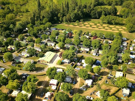 Drone foto camping Le Moulin de Paulhiac