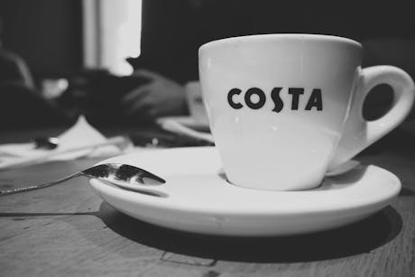 costa brava city coffee black white