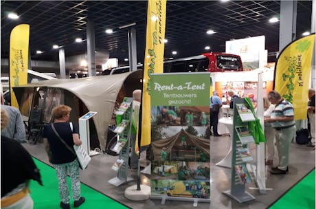 Rent-a-Tent Beurs stand