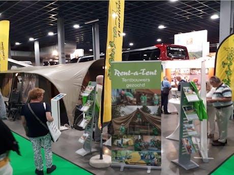 Rent-a-Tent Beurs stand