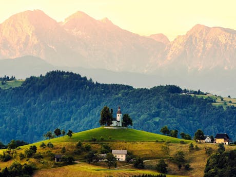slovenia mountain plains