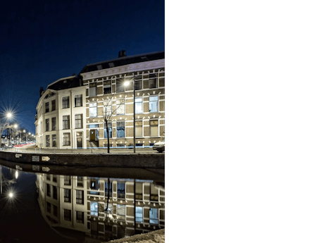 Groningen bij nacht