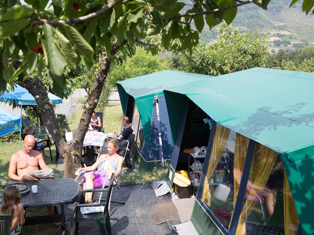 Bungalowtent Blue Les Charmilles sfeerfoto