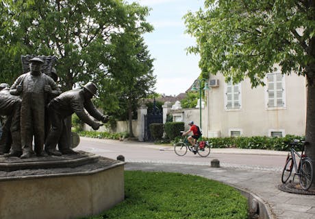 Zuid-Bourgogne fietser