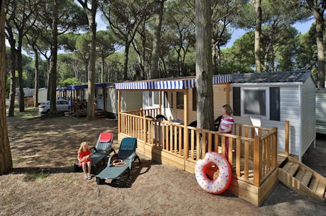 Camping Mare e Pineta stacaravan Albatross