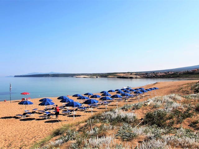 Strandbedden camping Bella Sardinia