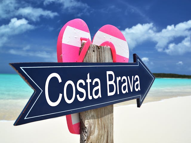 Stock Costa Brava Spanje