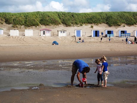 Noord-Holland strand foto camping Callassande