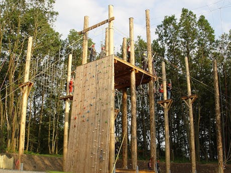 High rope parcours