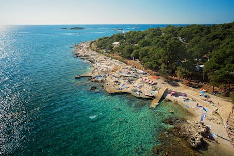 Camping Bijela Uvala kust