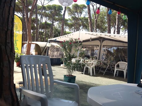 Camping Valldaro receptietent Ap & Dinie ten