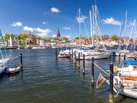 Haven Flensburg Duitsland Oostzee