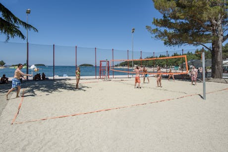 Beachvolleybal camping Valkanela