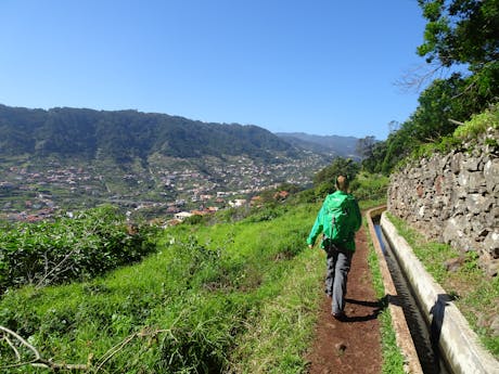 Madeira Levada wandelaar