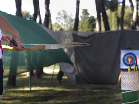 Camping Bi Village boogschieten