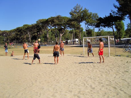 Camping Ca' Savio beach voetbal