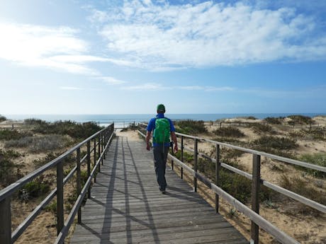 Algarve - Portugal - strandpad wandelaar