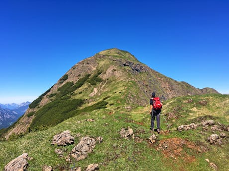 Oostenrijk - Tiroler Alpen - wandelaar