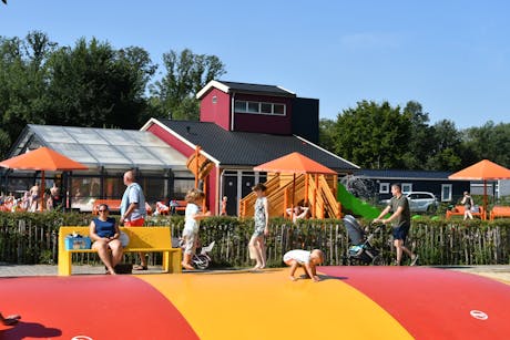 Camping de Molenhof luchttrampoline