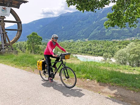 Alpe Adria - fietspad fietser