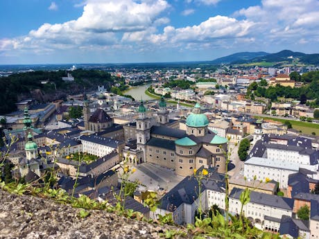 Alpe Adria - Salzburg van boven