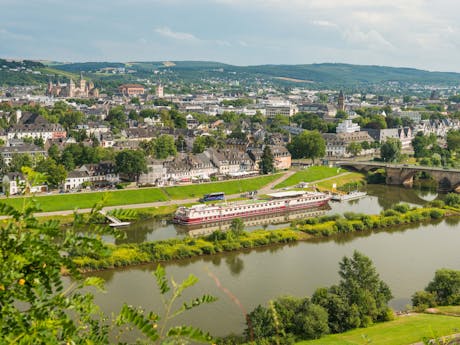Moselsteig - Trier uitzicht