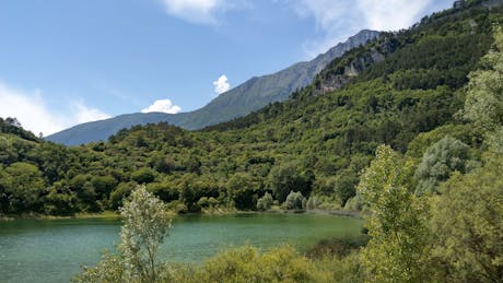 Gardameer naar Venetië - meer terlago