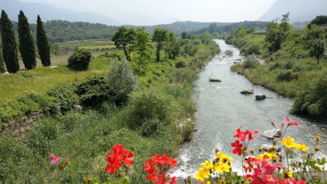 Gardameer naar Venetië - rivier de