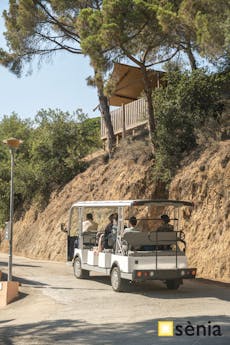 Cala Canyelles terrassencamping golfcart