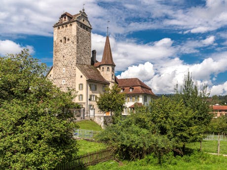 Aare - Aarwangen Schloss - Zwitserland
