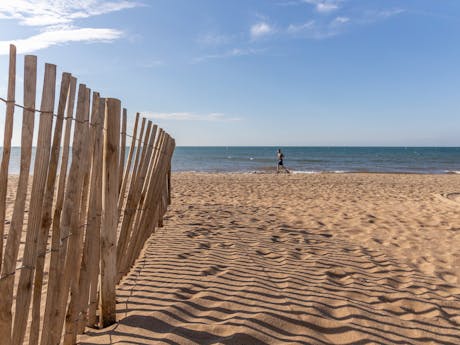 Zand strand Serignan Plage