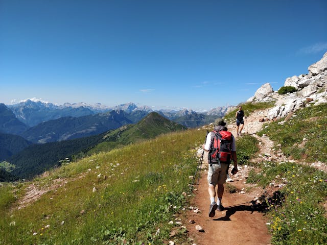Val Badia - Zuid-Tirol - wandelaars