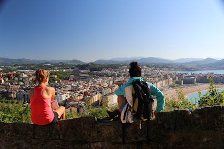Camino Norte Baskenland uitzicht over de stad
