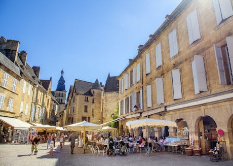 Markt Sarlat Dordogne